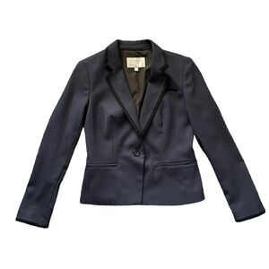 BANANA REPUBLIC One Button Blazer Charcoal Gray Size 6